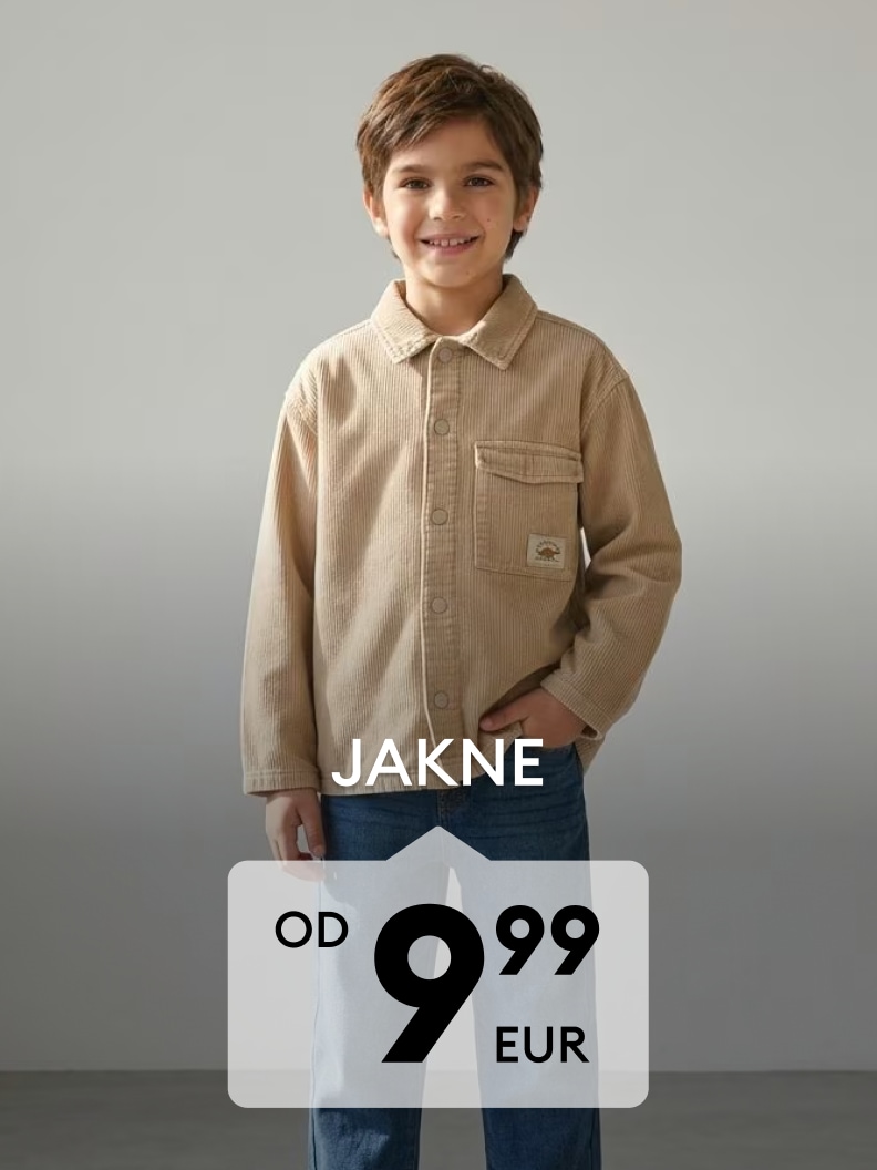 Deška otroška jakna za vsakodnevno nošenje po akcijski ceni od 9,99 EUR