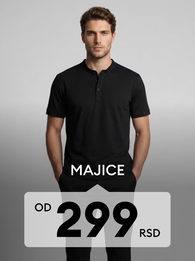 Muška majica kratkih rukava iz modne ponude po promotivnoj ceni od 299 RSD