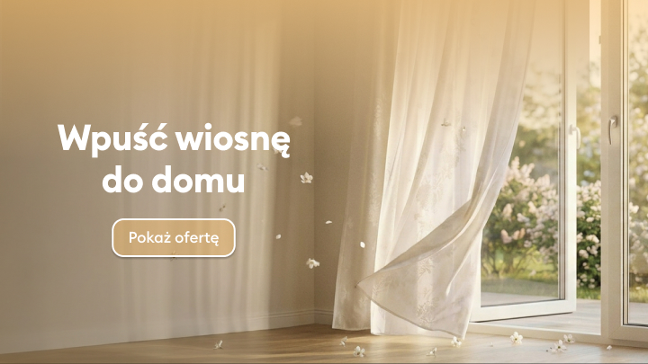 Promocja wiosennych stylizacji dla całej rodziny, prezentująca ofertę modową dla dorosłych i dzieci oraz informująca o cenach rozpoczynających się od 9,99 zł.