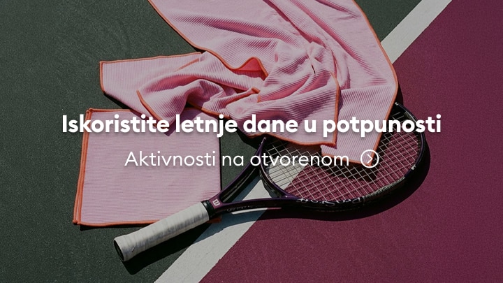 Promocija aktivnosti na otvorenom i letnjih sportova uz sportsku opremu i odeću za slobodno vreme