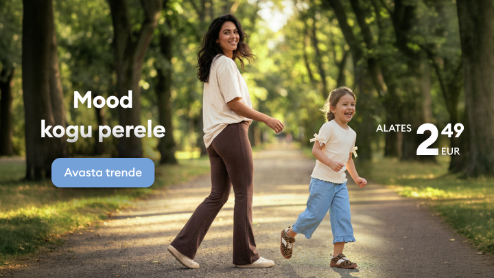 Reklaam tutvustab kogu perele mõeldud vabaajarõivaid ning innustab avastama uusi moetrende taskukohase hinnaga.