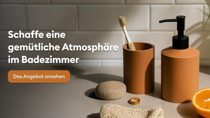 Erschaffe eine gemütliche Atmosphäre in deinem Badezimmer mit stilvollen und funktionalen Accessoires. Entdecke das Angebot für eine harmonische Badgestaltung.
