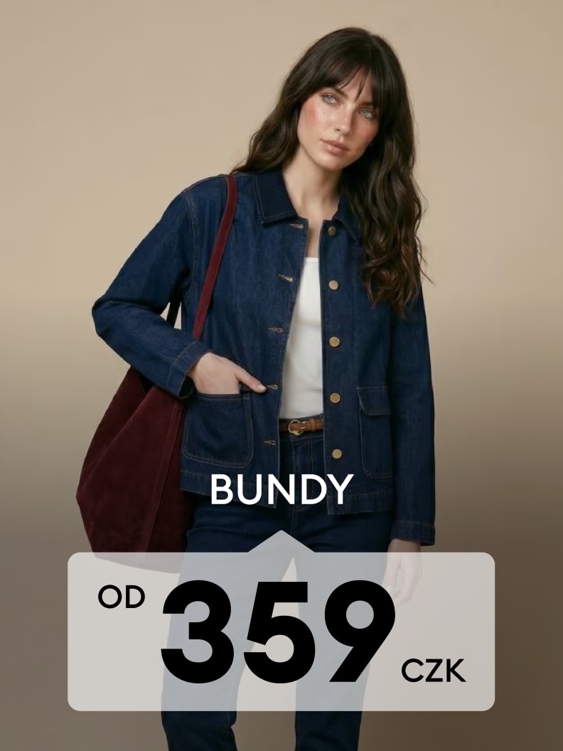 Dámské bundy v džínovém stylu za zvýhodněnou cenu od 359 CZK