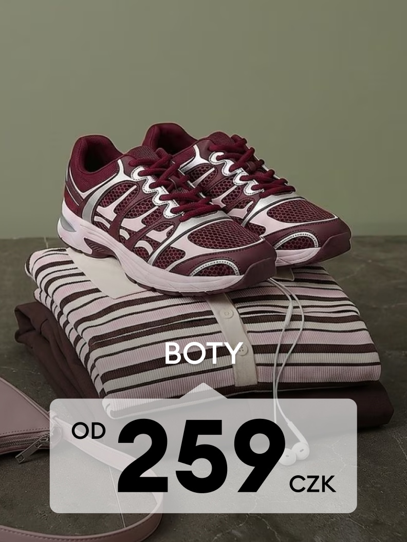 Sportovní boty vhodné pro každodenní nošení za zvýhodněnou cenu od 259 CZK.