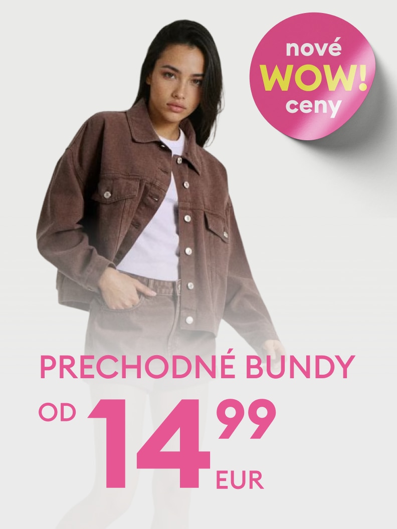 Propagácia prechodných búnd s akciovou cenou od 14,99 EUR; upozornenie na nové výhodné ceny.