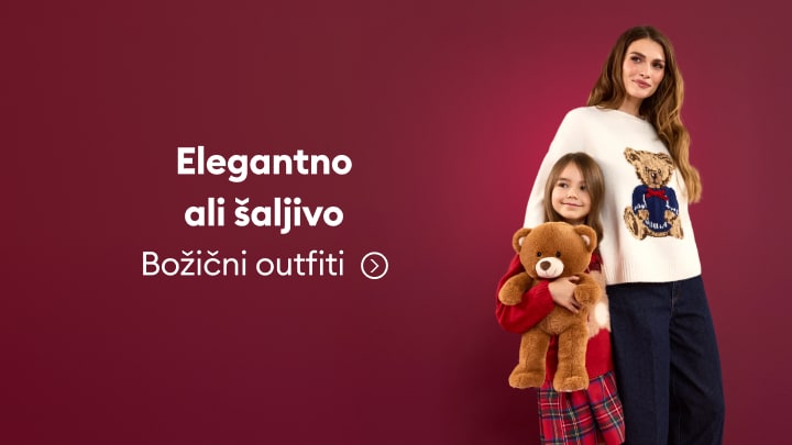 Praznični modni outfiti za ženske in deklice za eleganten ali igriv božični videz.