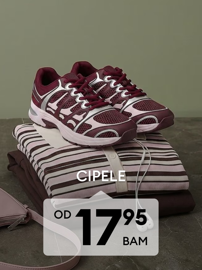 Sportske cipele za svakodnevno nošenje po cijeni od 17,95 BAM.