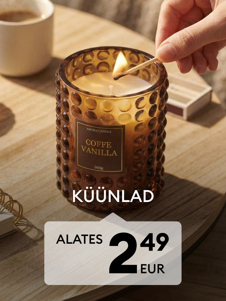 Lõhnaküünlad kodu hubasemaks muutmiseks alates 2,49 eurost
