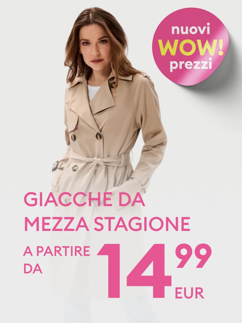 Promozione commerciale di giacche da mezza stagione con offerte vantaggiose e prezzi convenienti per incentivare l’acquisto.