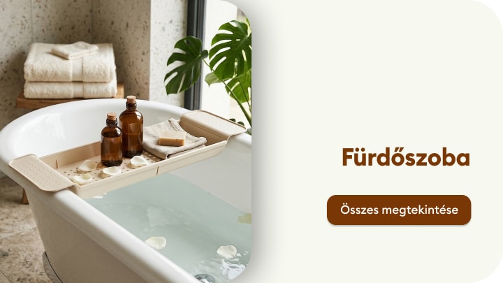 Fürdőszobai kiegészítők és dekorációk otthonos, rendezett fürdőszoba kialakításához