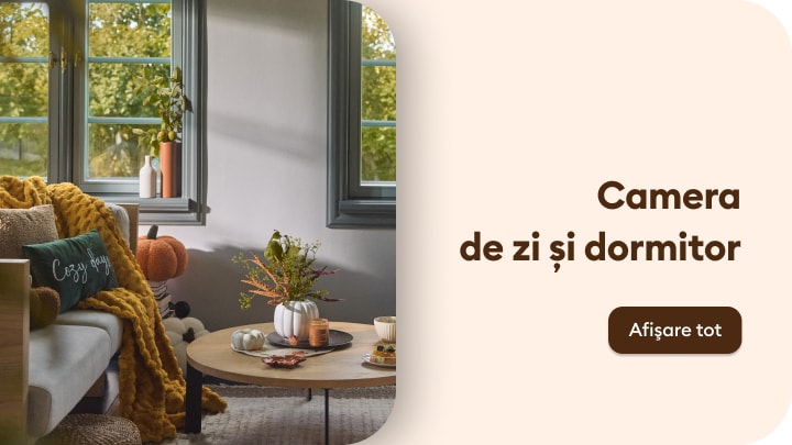 Inspirație pentru amenajarea camerei de zi și a dormitorului într-un stil confortabil și relaxant pentru acasă