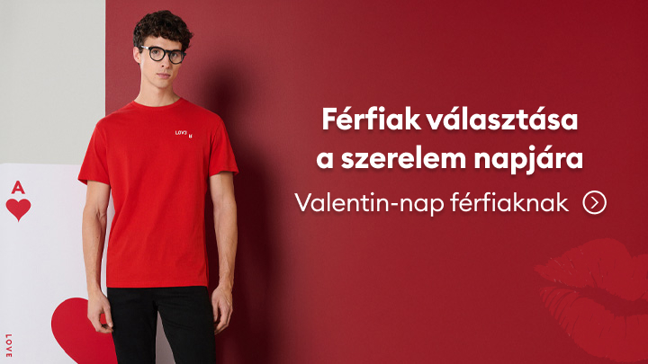 Férfiak Valentin-napi ajándékötletei. Elegáns megjelenésű piros póló, amely az ünnepi hangulatot tükrözi. Inspiráció az ajándékválasztáshoz, hogy a szerelem napja különlegesebbé váljon. Lapozzon, hogy megtalálja a tökéletes Valentin-napi meglepetést!