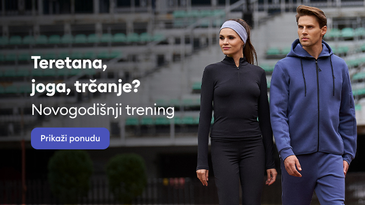 Teretana, joga ili trčanje? Pridružite se novogodišnjem treningu i započnite godinu uz aktivan stil života. Kliknite na "Prikaži ponudu" i pronađite program prilagođen vašim ciljevima.