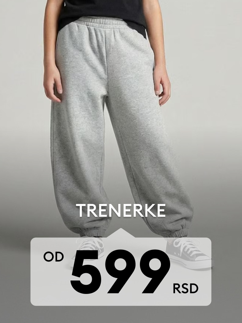Ženske trenerke za svakodnevno nošenje po ceni od 599 RSD