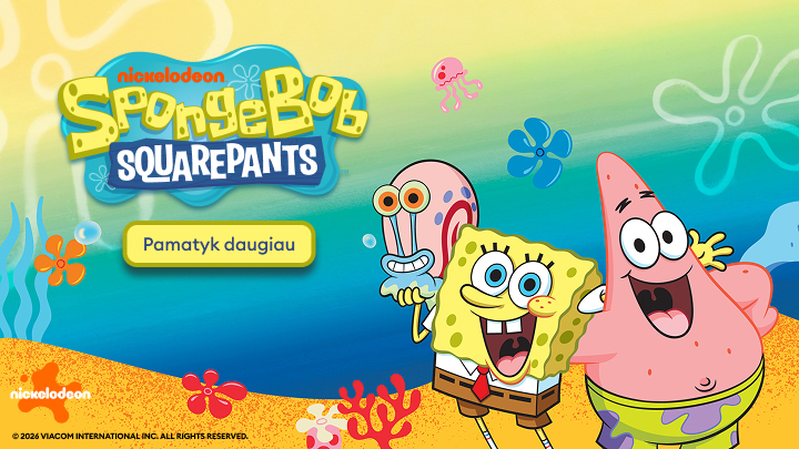 Reklaminis „Nickelodeon“ „SpongeBob SquarePants“ turinys, pristatantis Kempiniuko Plačiakelnio ir jo draugų nuotykius bei kviečiantis sužinoti daugiau apie serialą.