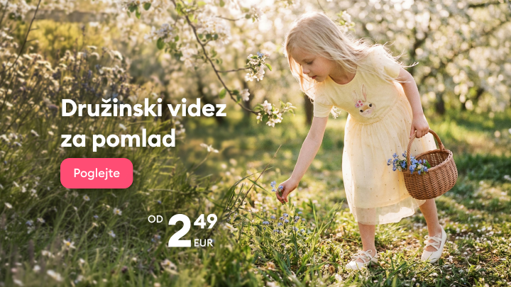 Spodbuda k nakupu pomladnih družinskih oblačil za otroke, primernih za igro na prostem in vsakdan, po dostopnih cenah.