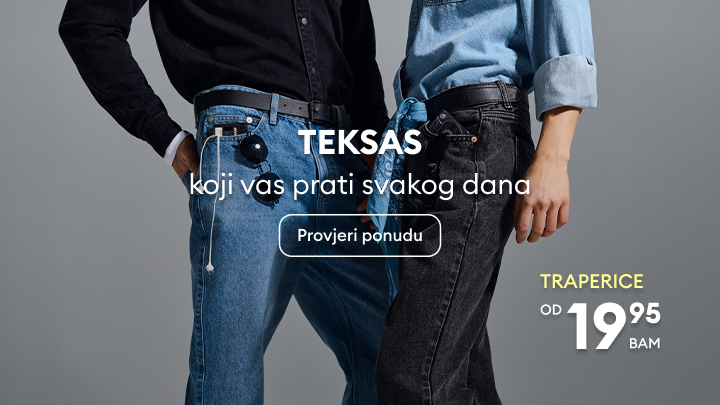 Promotivna ilustracija koja naglašava udobne traperice za svakodnevno nošenje i poziva korisnika da istraži aktuelnu ponudu.