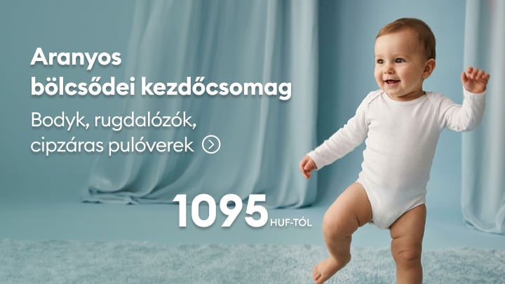 Bölcsődei kezdőcsomag babaruhákkal és cipzáras pulóverekkel kisgyermekek számára kedvező ártól
