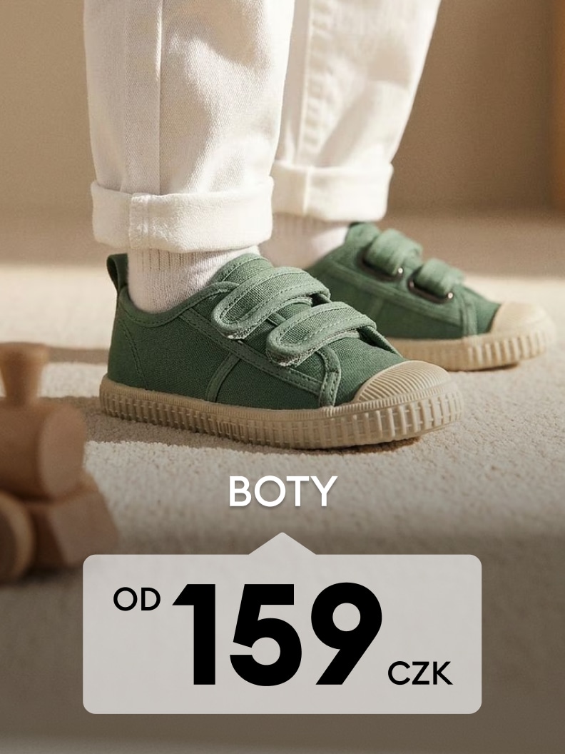 Dětské boty na suchý zip za akční cenu od 159 CZK