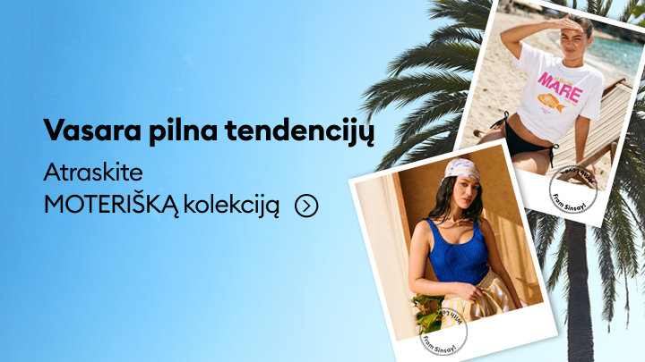 Kviečia atrasti Sinsay moterišką vasaros kolekciją, pristatančią sezono tendencijas ir įkvėpimą atostogų bei laisvalaikio stiliui.