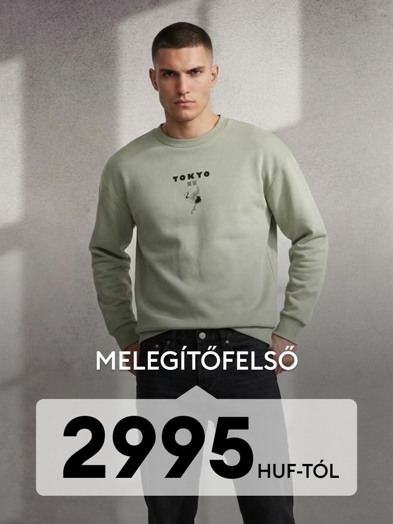 Férfi melegítőfelső hétköznapi viselethez kedvező áron￼
