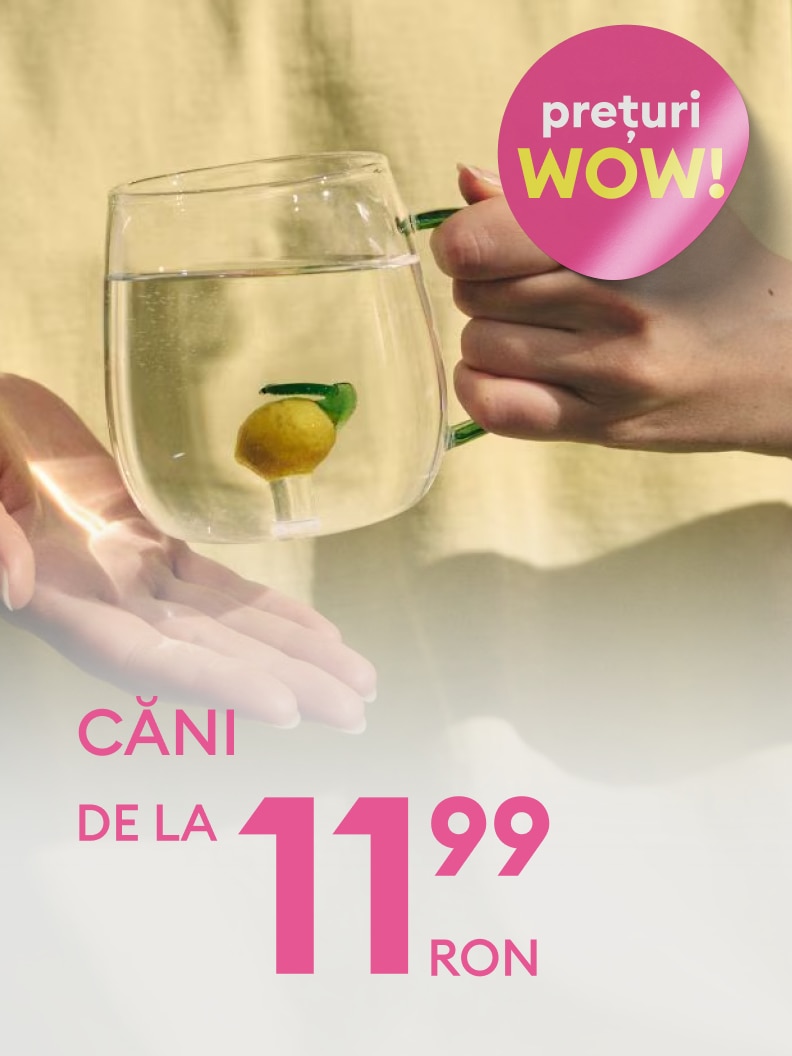 Promovare pentru căni pentru băuturi, evidențiind o ofertă specială cu preț redus, destinată încurajării achiziției.