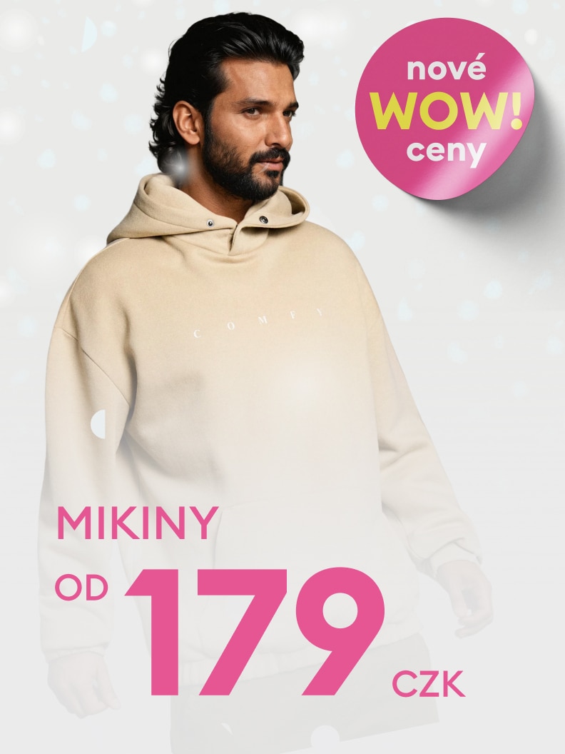 Mikiny za nové WOW ceny od 179 Kč. Stylové a pohodlné oblečení dostupné nyní za atraktivní ceny. Skvělá nabídka pro všechny, kdo hledají kvalitu, komfort a moderní design. Připravte se na novou sezónu s mikinami za dostupné ceny.