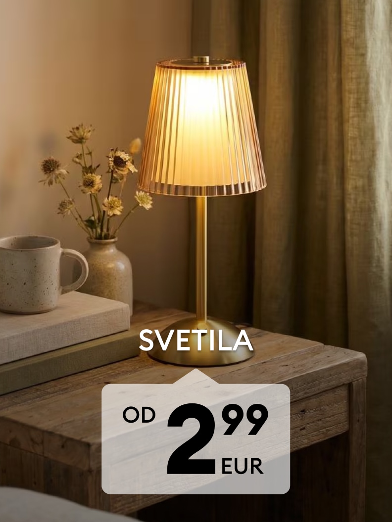 Promocija svetil za ustvarjanje prijetnega ambienta v domu po ceni od 2,99 EUR