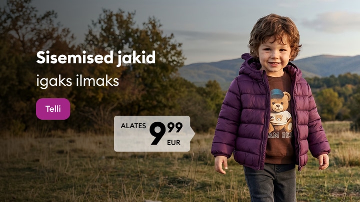 Lapse soojad sisemised jakid igaks ilmaks igapäevaseks kandmiseks õues ja vabal ajal.