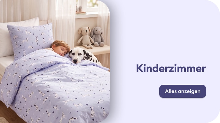Bettwäsche und Dekoration für ein gemütliches Kinderzimmer mit kindgerechtem Design und wohnlicher Atmosphäre