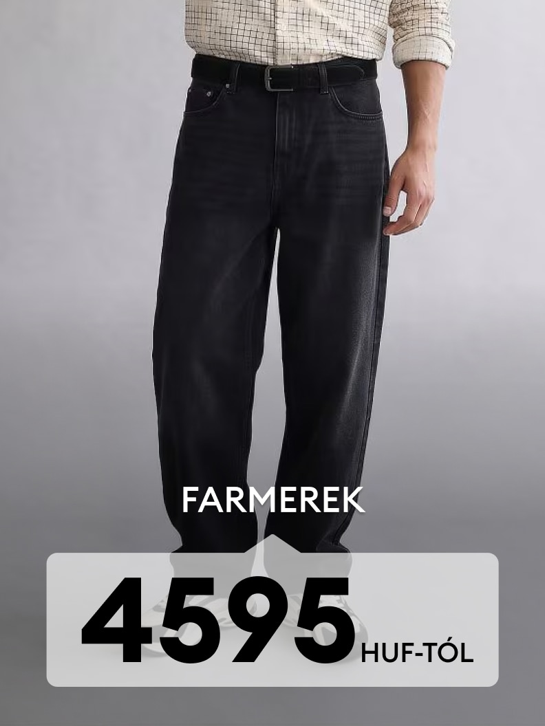 Férfi farmernadrág hétköznapi viselethez és kényelmes megjelenéshez kedvező áron