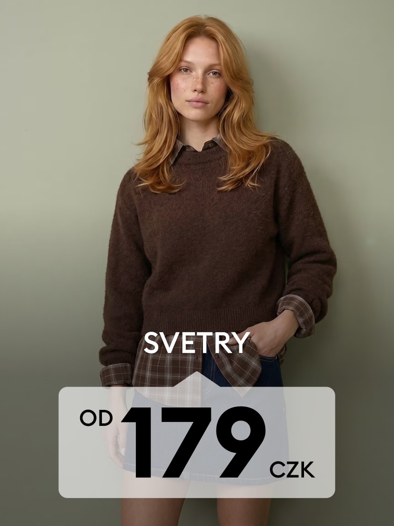 Nabídka dámských svetrů za výhodnou cenu v ležérním stylu pro každodenní nošení.