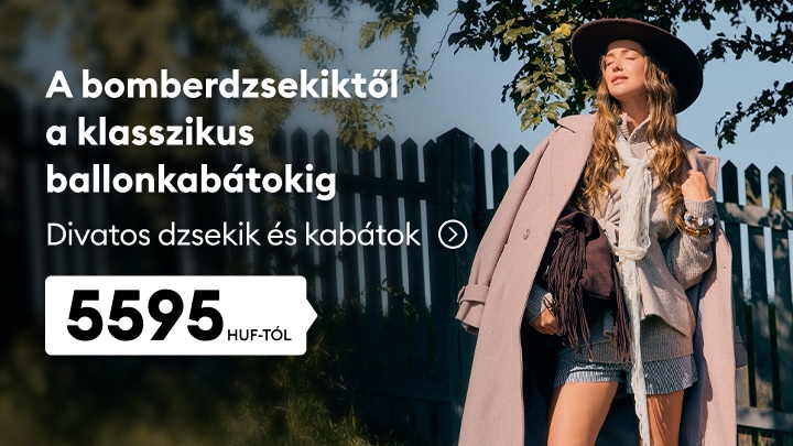 Divatos női dzsekik és kabátok, bomberdzsekiktől a klasszikus ballonkabátokig, kedvező ártól elérhetők.
