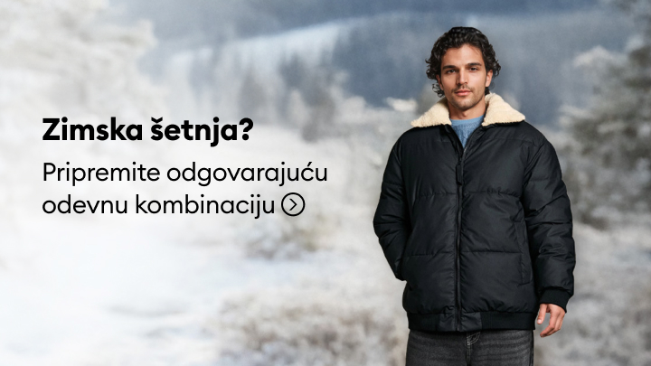 Zimska šetnja? Pripremite odgovarajuću odeću za hladne dane. Topla jakna je savršen izbor za udobnost i zaštitu od vetra i snega. Kliknite kako biste otkrili predloge za vaš zimski stil i ostali zaštićeni u svakom trenutku.