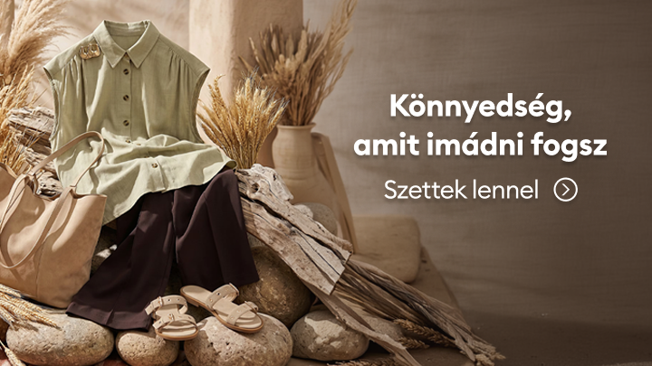 Len anyagú ruhaszettek és kiegészítők kollekciójának népszerűsítése, a könnyed és kényelmes viselet üzenetével, vásárlásra ösztönözve.
