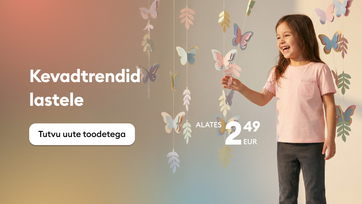 Kampaania kutsub tutvuma laste kevadkollektsiooniga ning ostma uusi rõivaid soodushinnaga.