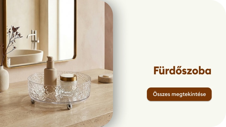 Fürdőszobai kiegészítők és tárolási megoldások megtekintése otthoni rendszerezéshez és dekorációhoz