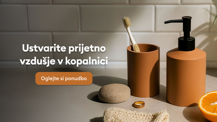 Ustvarite sproščujoče vzdušje v kopalnici s skrbno izbranimi dodatki, kot so posoda za milo, držalo za zobno ščetko in naravni dodatki. Preverite našo ponudbo izdelkov za kopalnico, ki združujejo praktičnost in estetiko.