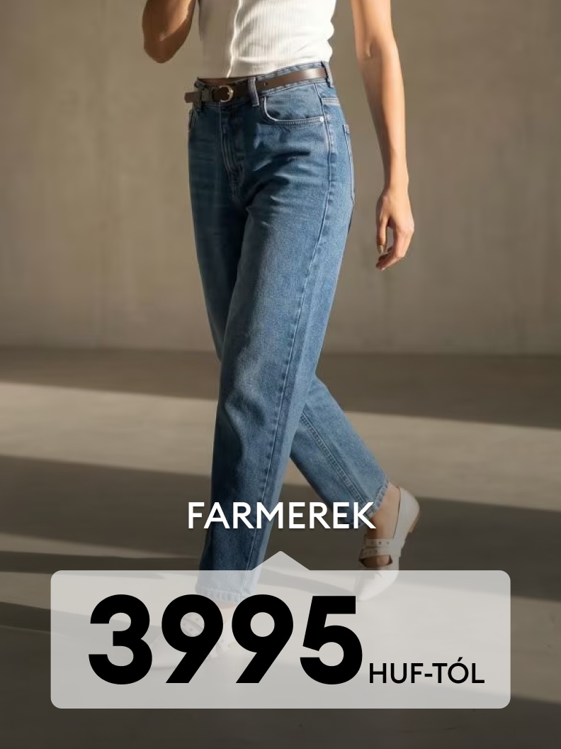 Női farmernadrág hétköznapi viselethez, kedvező áron elérhető modell bemutatása
