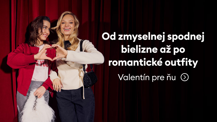 Romantická kolekcia na Valentína pre ňu: Spodná bielizeň aj elegantné outfity. Výber, ktorý poteší. Navštívte kolekciu, ktorá oslavuje lásku a štýl.