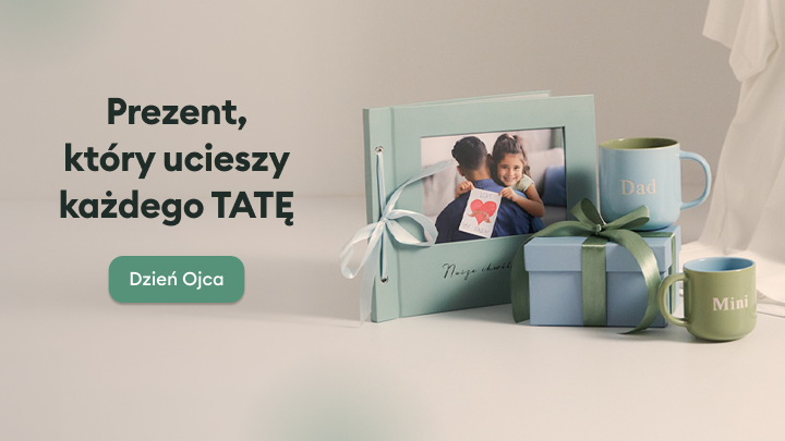 Inspiracja na prezent na Dzień Ojca: zestaw upominków podkreślający więź taty z dzieckiem, z personalizowaną pamiątką i praktycznymi akcesoriami do codziennego użytku.