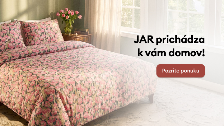 Jarná kolekcia posteľnej bielizne s kvetinovým motívom, osviežujúca váš domov. Pohodlné a elegantné obliečky dodajú spálni pocit jarnej atmosféry. Kliknite na tlačidlo a pozrite si ponuku kolekcie pre útulnejší domov.