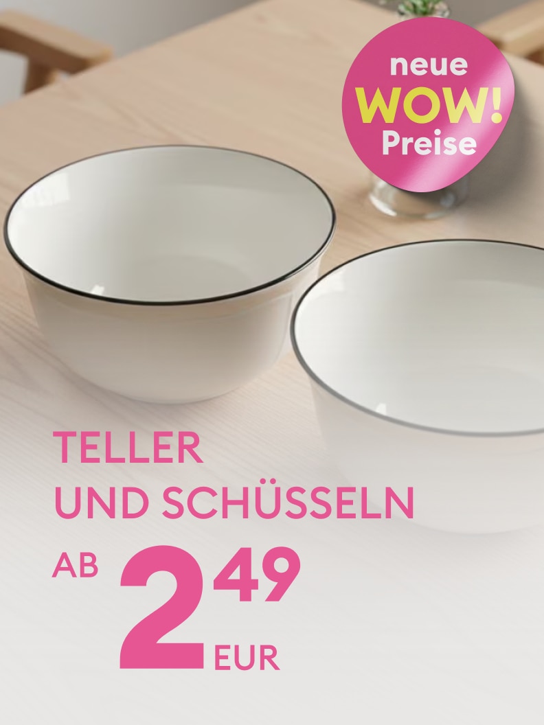 Neue WOW-Preise: Teller und Schüsseln ab 2,49 Euro. Promocja na naczynia dostępna w atrakcyjnych cenach. Idealne na każdą okazję. Sprawdź ofertę i uzupełnij swoją kuchnię.