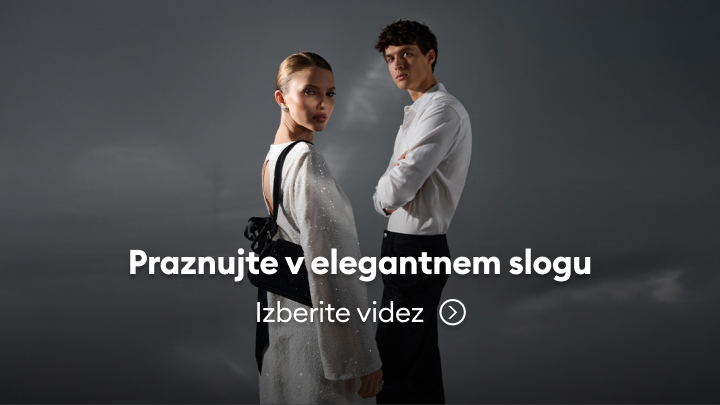 Praznična kampanja z elegantnimi oblačili za posebne priložnosti. Izberite videz, ki poudari vaš slog in prefinjenost. Vabljeni k raziskovanju kolekcije za praznične trenutke. Preverite več z enim samim klikom.