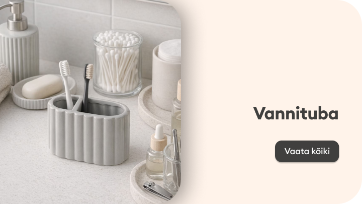 Vannitoa tarvikute kollektsiooni tutvustus, suunates kasutaja sirvima ja avastama kogu vannitoatoodete valikut.