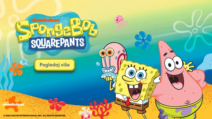 Promocija kolekcije SpongeBob SquarePants sa likovima Sunđer Boba, Patrika i Gerija za dečju ponudu Nickelodeon proizvoda