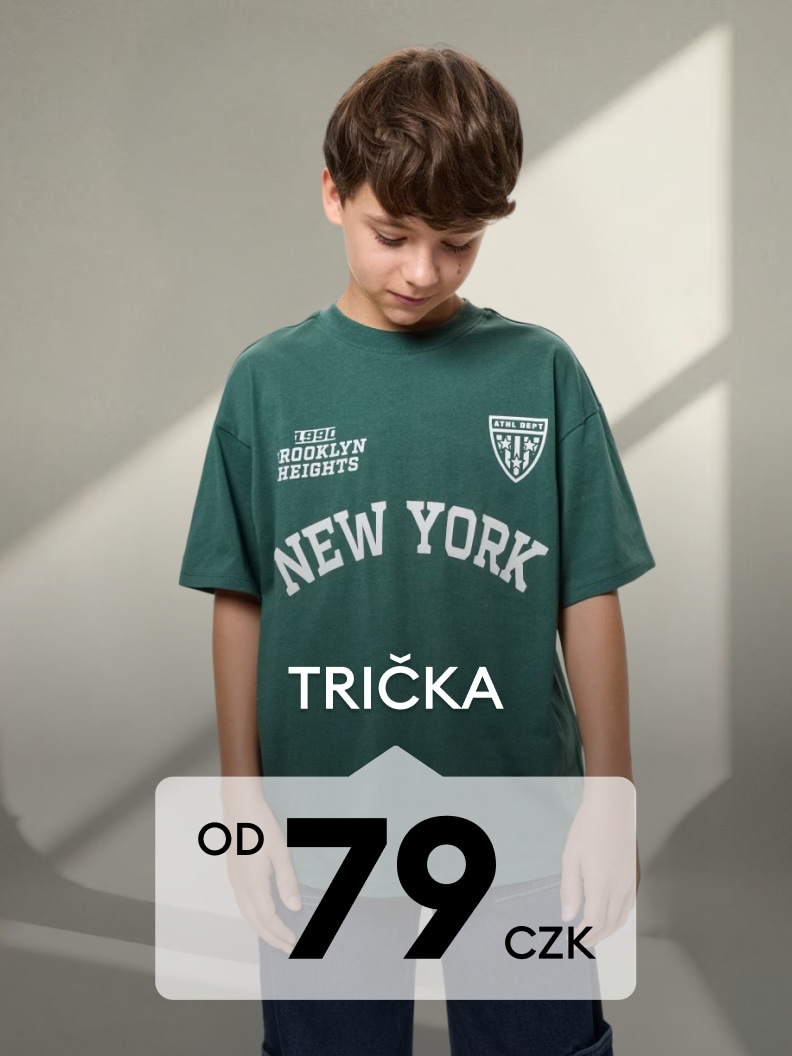 Chlapecká trička s krátkým rukávem za akční cenu od 79 CZK