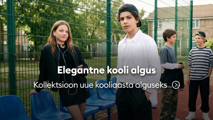 Noored esitavad uue kooliaasta rõivakollektsiooni igapäevaseks ja elegantseks koolistiiliks.